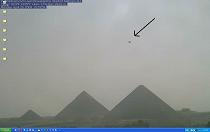 Egypt pyrmids UFO
